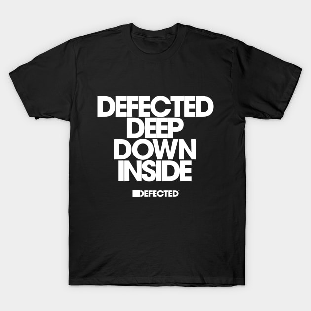 Defected Records Deep Down Inside Techno Music T Shirt